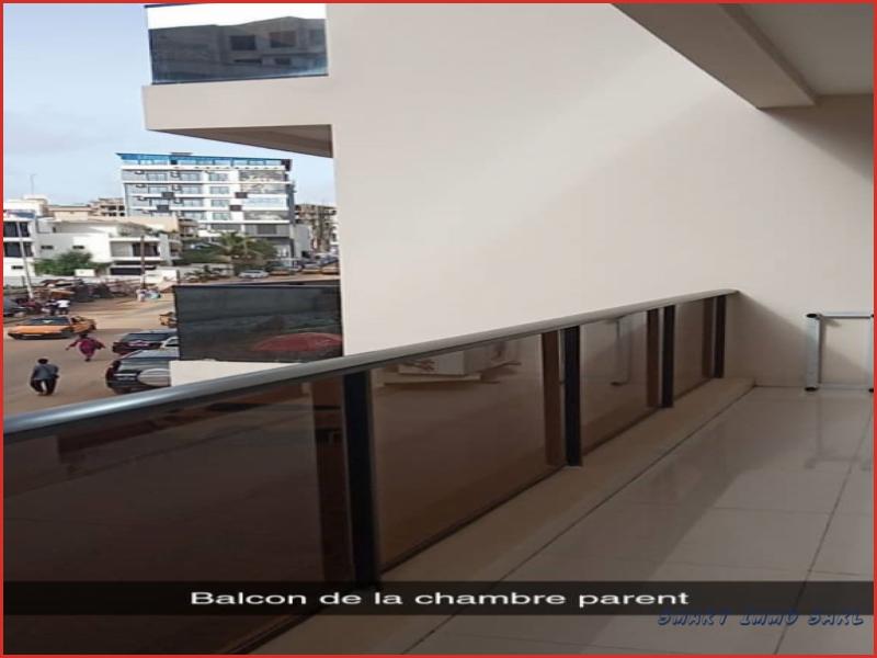 Balcon parent Appartement Neuf 1er Etage - Cite keur Gorgui - Smart Immo